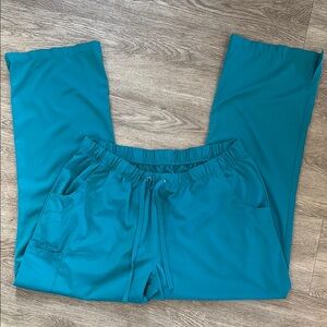 HH works teal scrub bottoms